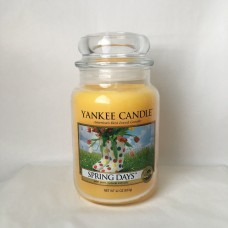 Yankee Candle ~ SPRING DAYS ~ *Free Shipping* 22oz Large Jar 609032853044  382542534185